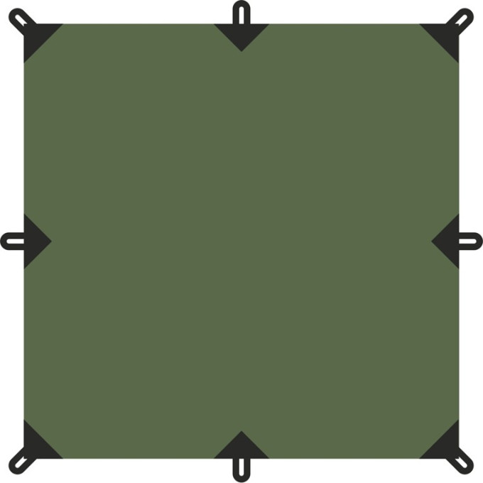 Тент TALBERG TENT 4X4, зелёный 4690553014195